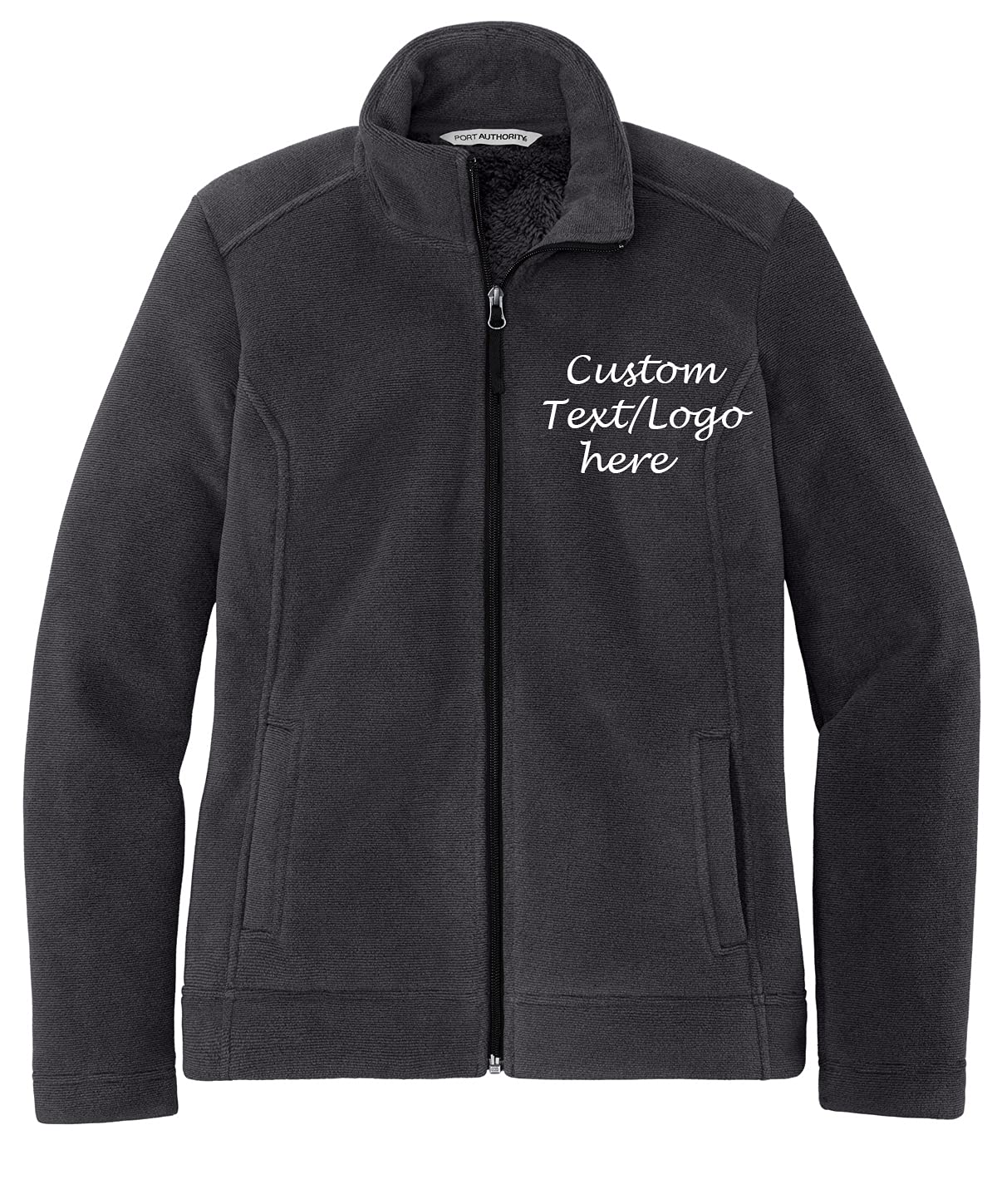 INK STITCH Women Ultra Warm Technology Custom Design Stitching Brush Fleece Jackets