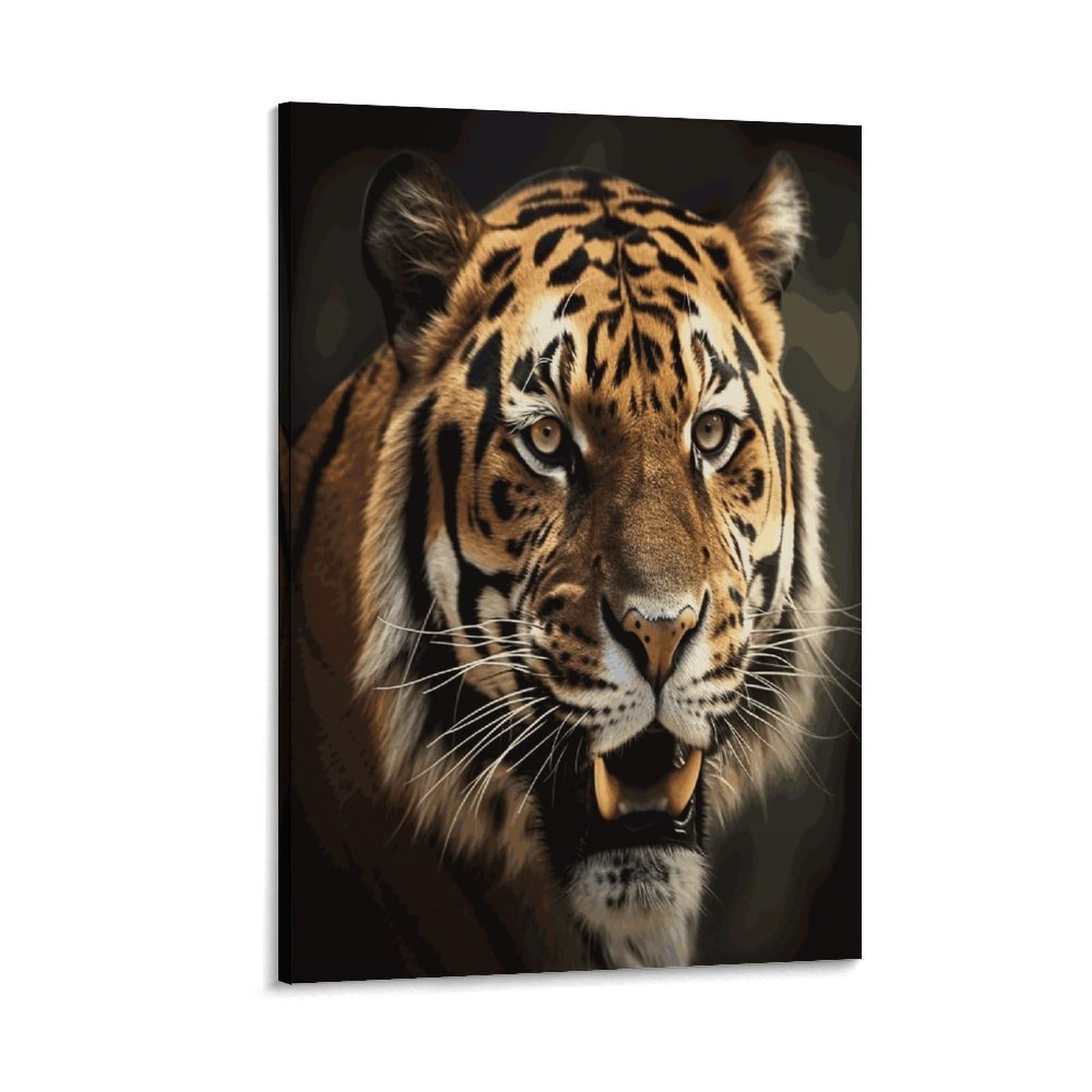 LDGSUPH Tiger Canvas Wall Art Prints Hangable Decor Painting for Wall Prints Painting Artwork Modern Decorative Artwork Ready to Hang Wall Pictures for Home Decor 24x36inch(60x90cm)