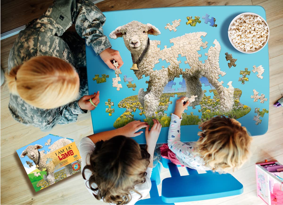 Madd Capp Games I AM Lil Gator – Puzzle 100 Pezzi A Forma Di Testa Di Alligatore - 3