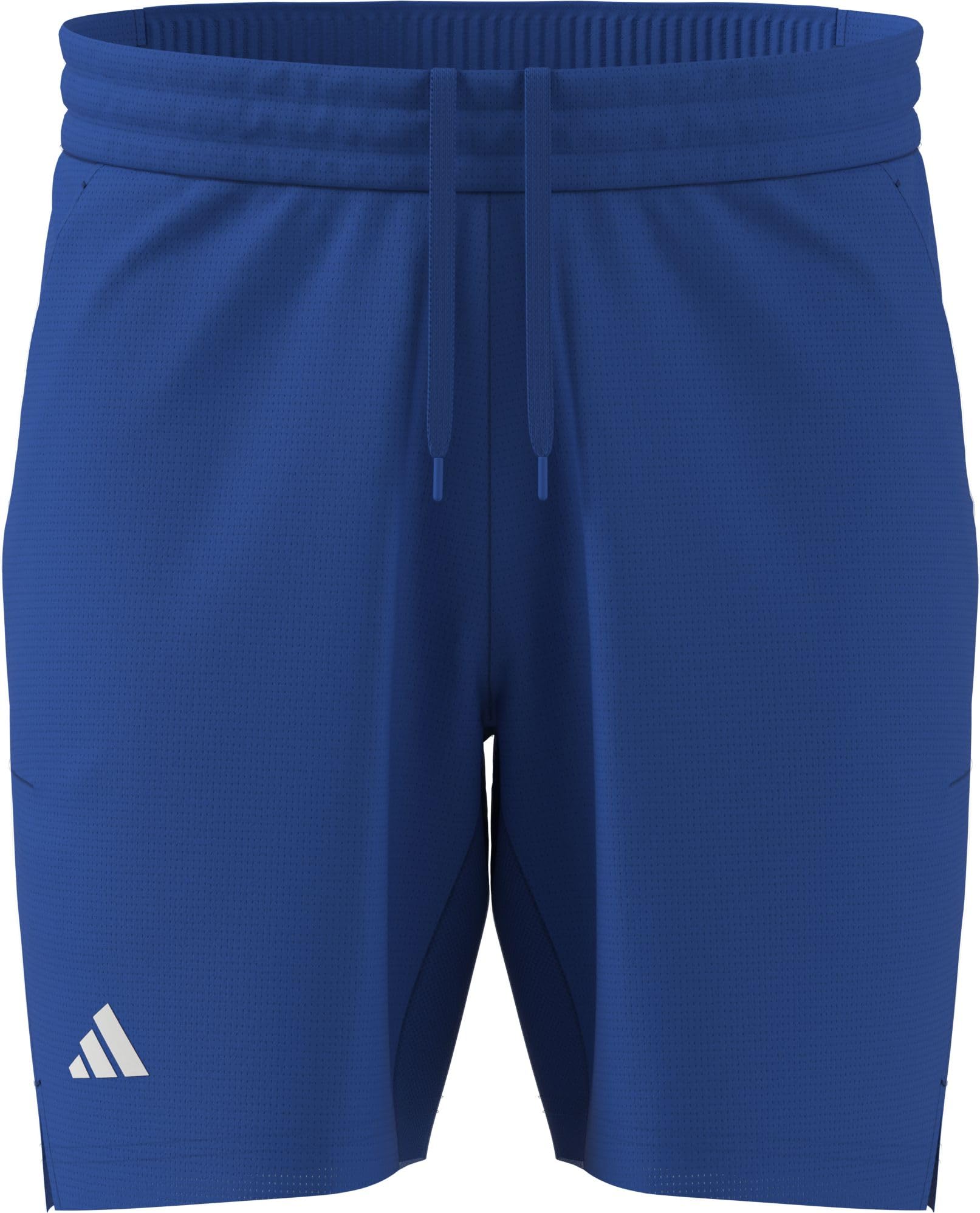 adidas Men's Tennis Climacool Ergo Shorts, Glory Blue, XXL 7 inch