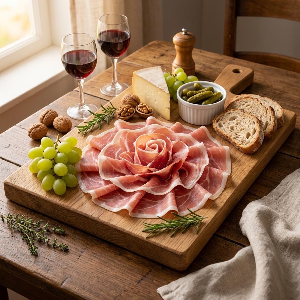 Quart de Jambon noir du Périgord aux Baies de Genièvre 900g +/- 100g
