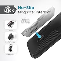 Vista 4 de Speck Funda para iPhone 15 Plus – Bloqueo de bloqueo antideslizante ClickLock, diseñada para MagSafe, agarre de protección contra caídas