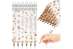 72 Pcs Floral Pencils for Baby Showers