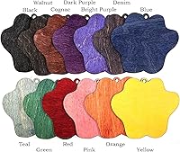 Vista 3 de Adorno de Navidad personalizado con estampado de patas, el nombre de tu mascota y colores a elegir, perro o gato