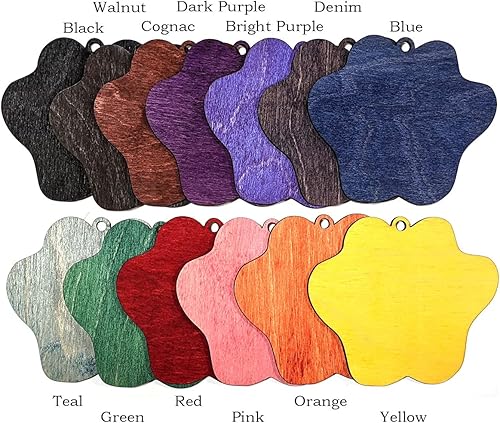 Miniatura 3 de Adorno de Navidad personalizado con estampado de patas, el nombre de tu mascota y colores a elegir, perro o gato