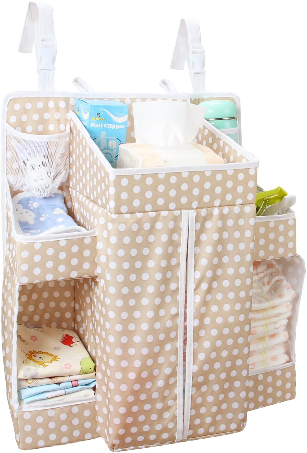 ARCRIST Baby Diaper Organizer-52*44*43 cm Changing Table Hanging Organization Diaper Caddy Storage for Nursery Essentials