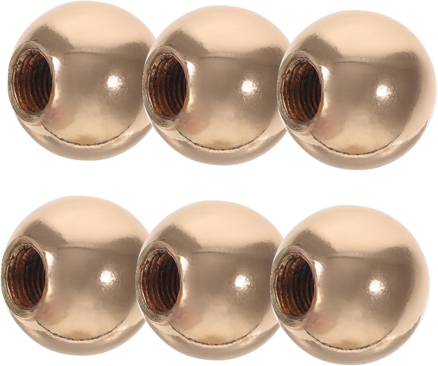 SEWACC 6Pcs Lamp Finial Caps for Desk Lamps Easy to Install Decorative Topper for Lamp Shades Suitable for Standard Compact and Lightweight Design for Various Lighting Fixtures