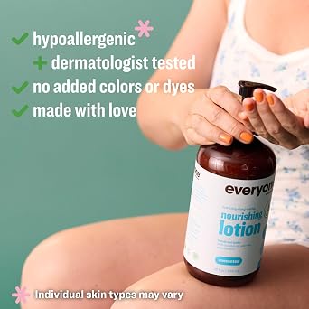 Everyone Body Lotion, Unscented, 32 Ounce