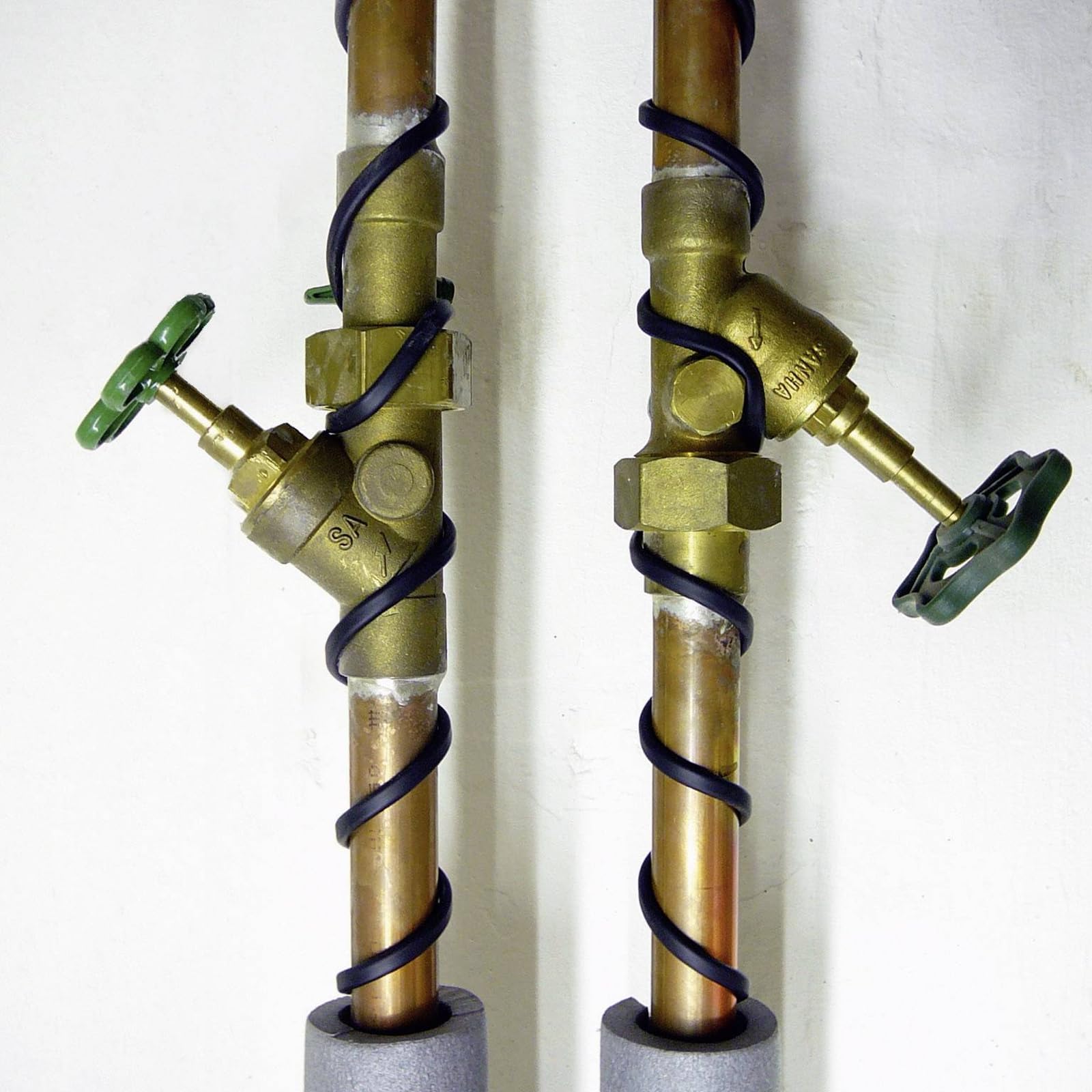 CPROSP 1m Heizkabel 250V 24W/m, Frostschutz Wasserleitung Heizband, Heizleitung mit Schutzkontaktstecker, Dachrinnenheizung Frost, eisfrei Heizleitung mit Thermostat für Wasserleitungen oder Pflanzen