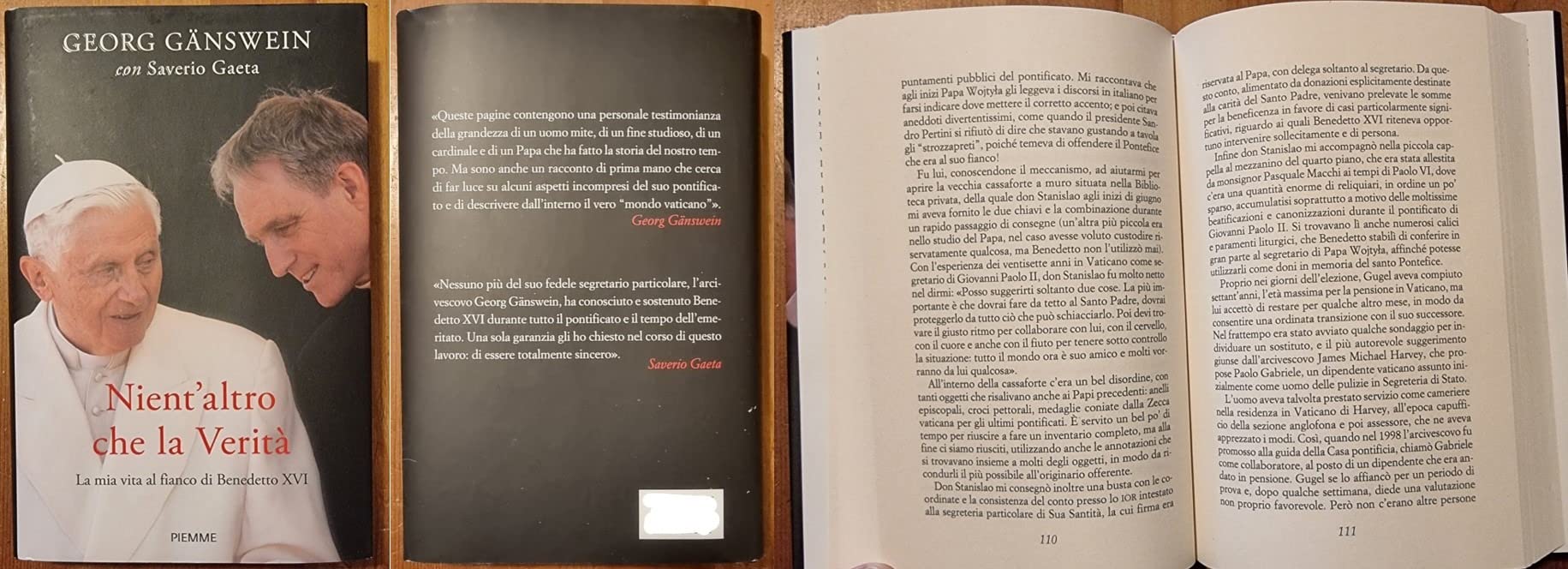 Nient'altro che la verità. La mia vita al fianco di Benedetto XVI ...