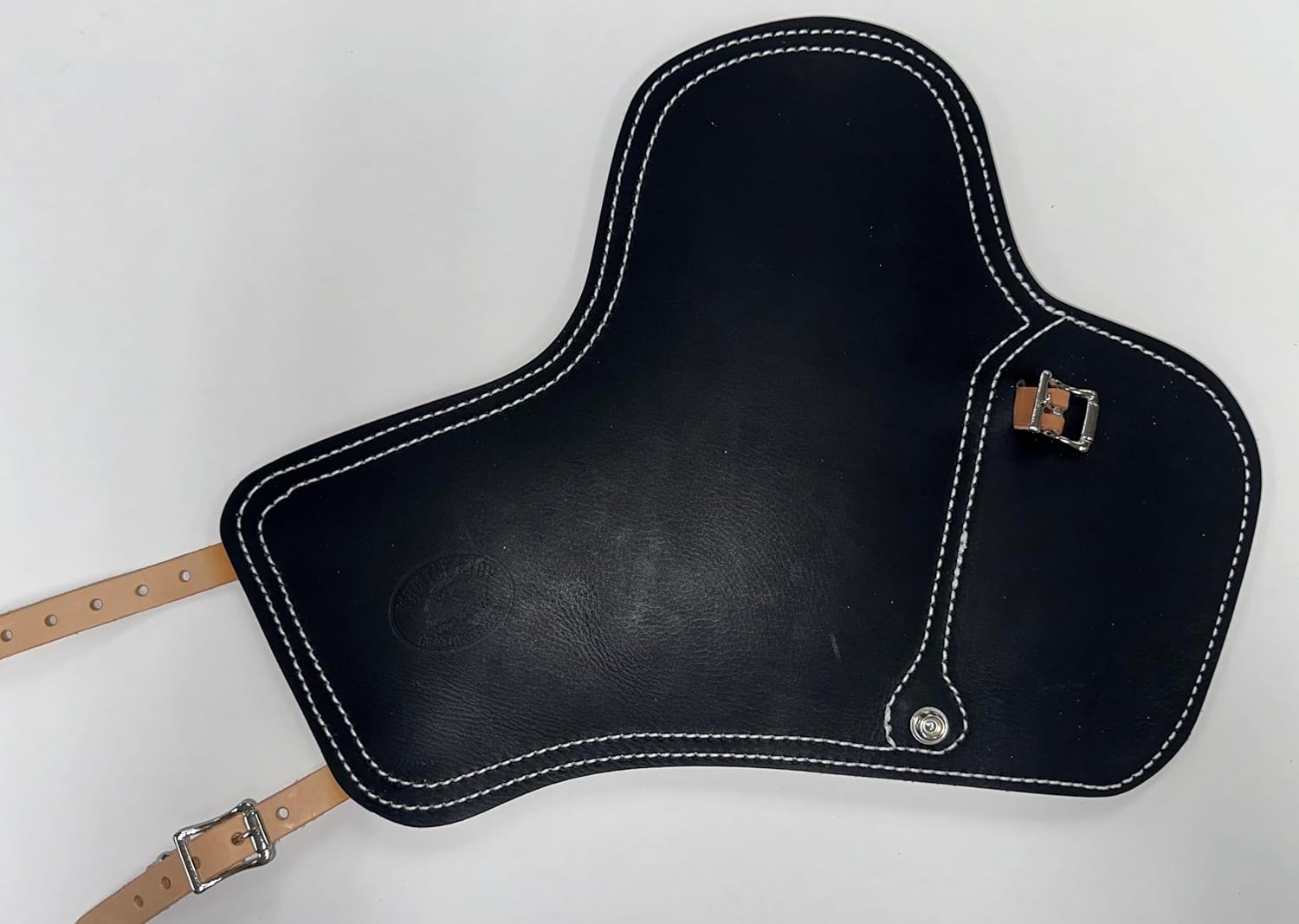 Whistle Stop Welder - The Primo Welding Arm Pad - Water Buffalo Hide Outer, Elk Hide Inner