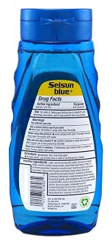 Selsun Blue Shampoo Naturals Dandruff Itchy Dry Scalp 11 Ounce (325ml) (6 Pack)
