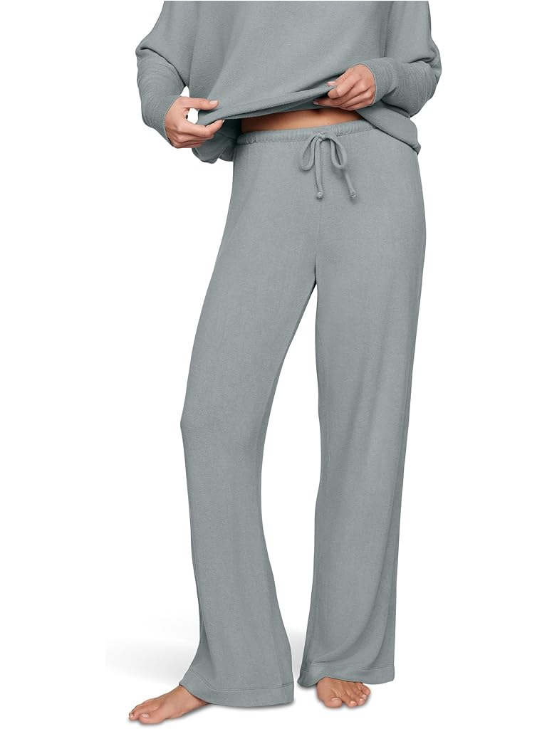Gray Eberjey Cozy Time Wide Leg Pants