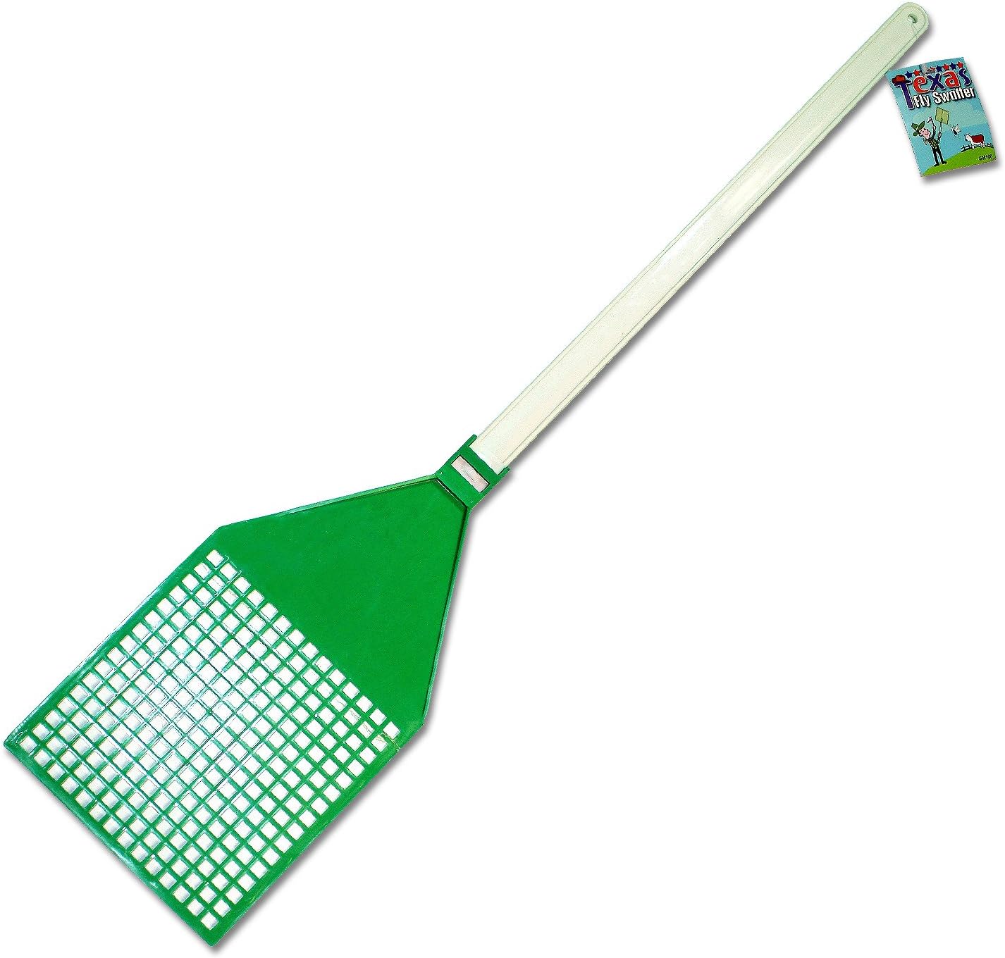 Kole Imports GM100 Jumbo Texas Fly Swatter, Green