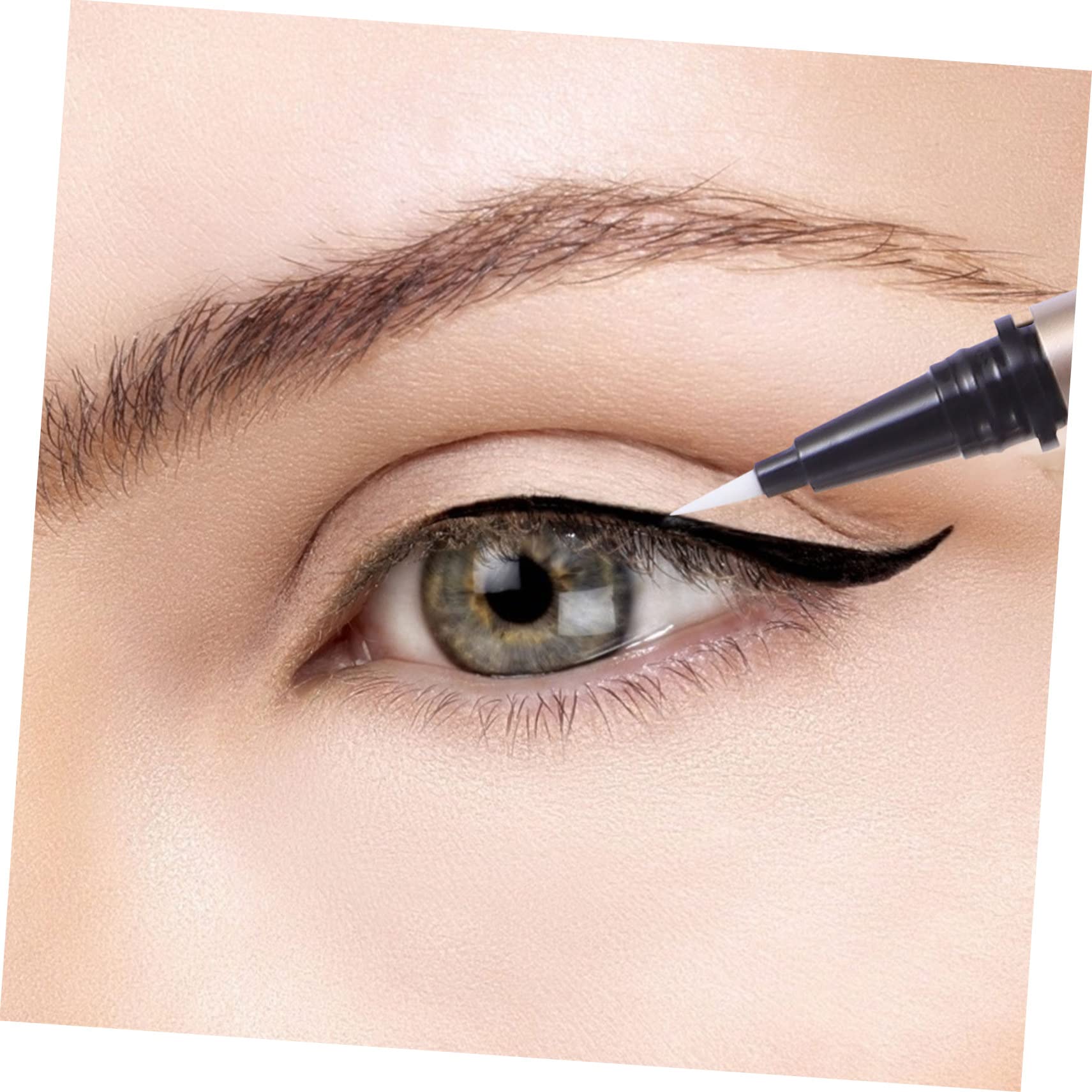DOITOOL 5 Stück 1ml Selbstgemacht Goldfarbene Nachfüllbare Eyeliner Stifte aus Kunststoff Leere Eyelinerbehälter zum Aufbewahren für Kosmetik Einzelhändler und Großhändler
