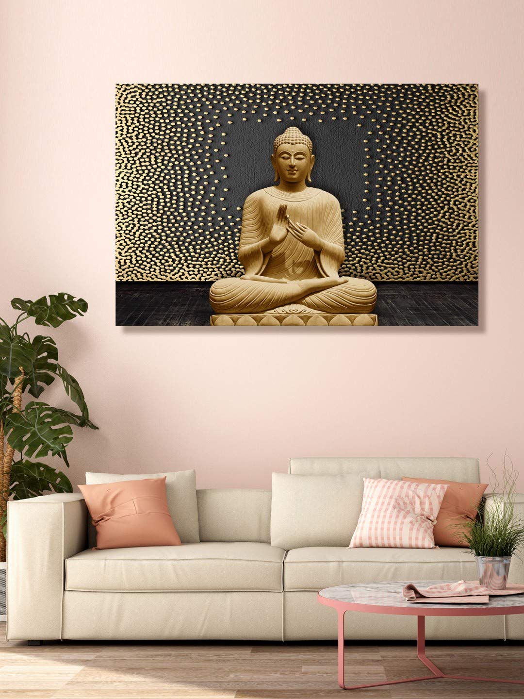 999STORE Wooden wall painting paintings for living room big size buddha ...