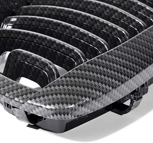 Miniatura 5 de CORP - Parrilla frontal de fibra de carbono izquierda y derecha, compatible con E46 serie 3 Coupé Cabriolet 2 puertas LCI Facelift
