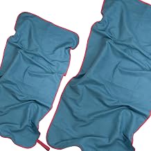 NORDKAMM Oeko-TEX Certified Microfibre Towel, Ultra-Light, Set, Blue