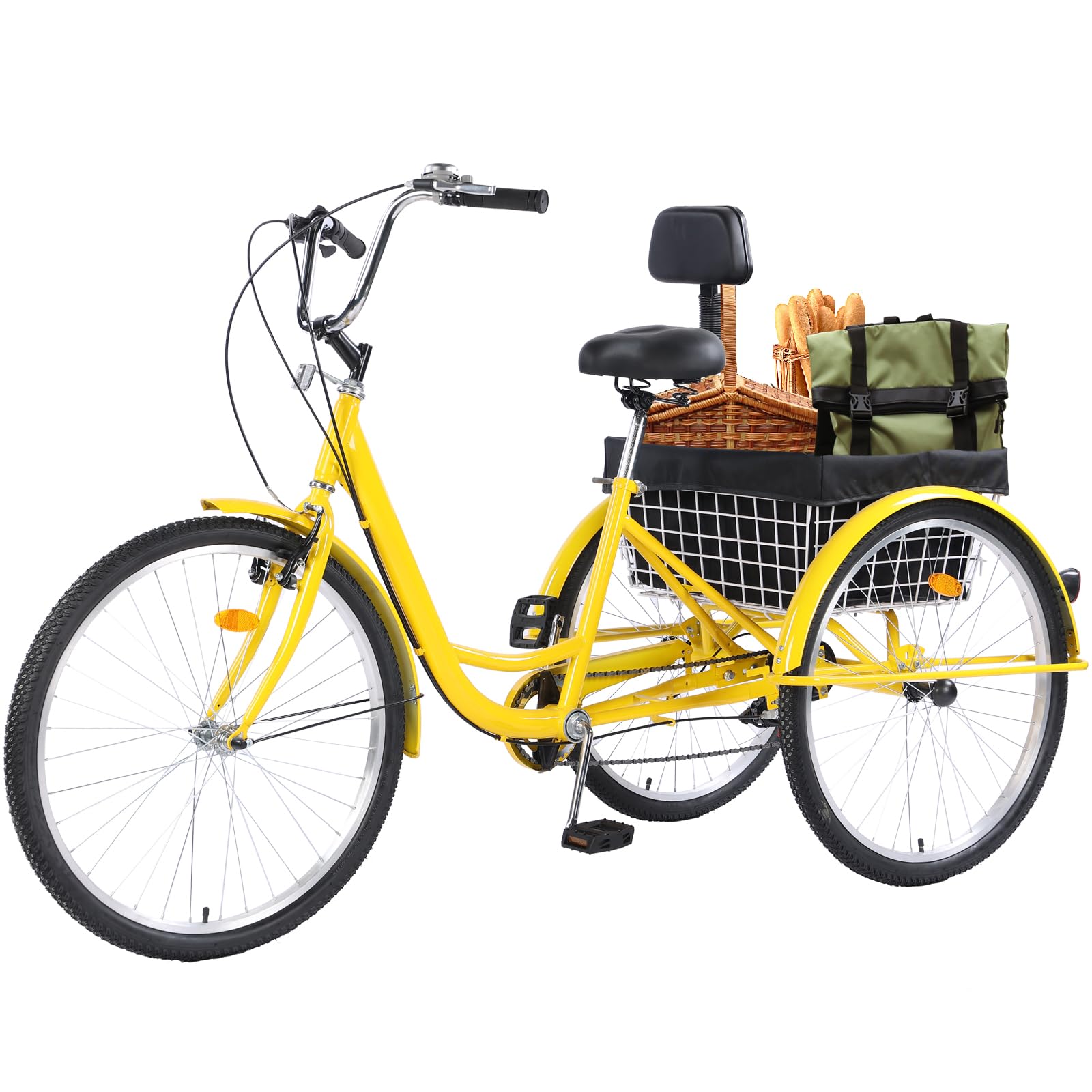 PRIJESSE Yellow Adult Tricycle