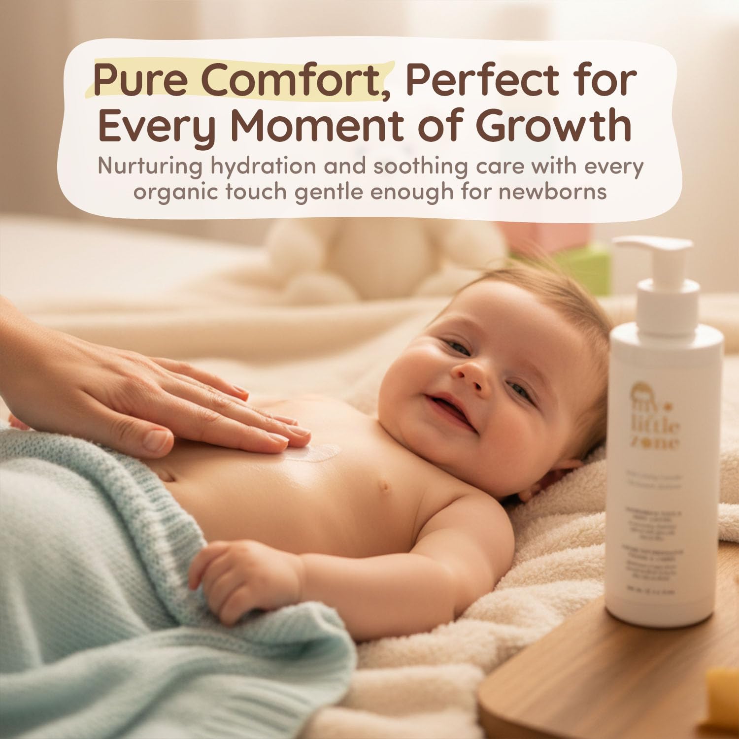 MY LITTLE ZONExPure Project Kids Face and Body Lotion 6.8 fl oz / 200 ml - Baby Lotion for Sensitive Skin, Daily Face and Body Moisturizer for Babies, Toddlers and Kids, Vegan and Cruelty-Free