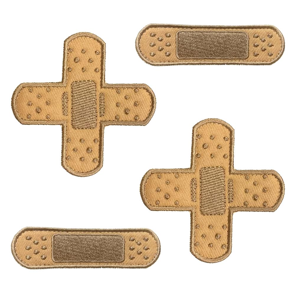 Écussons brodés Band-Aid patchs auto-agrippants vêtements sacs vestes chapeaux jeans t-shirts