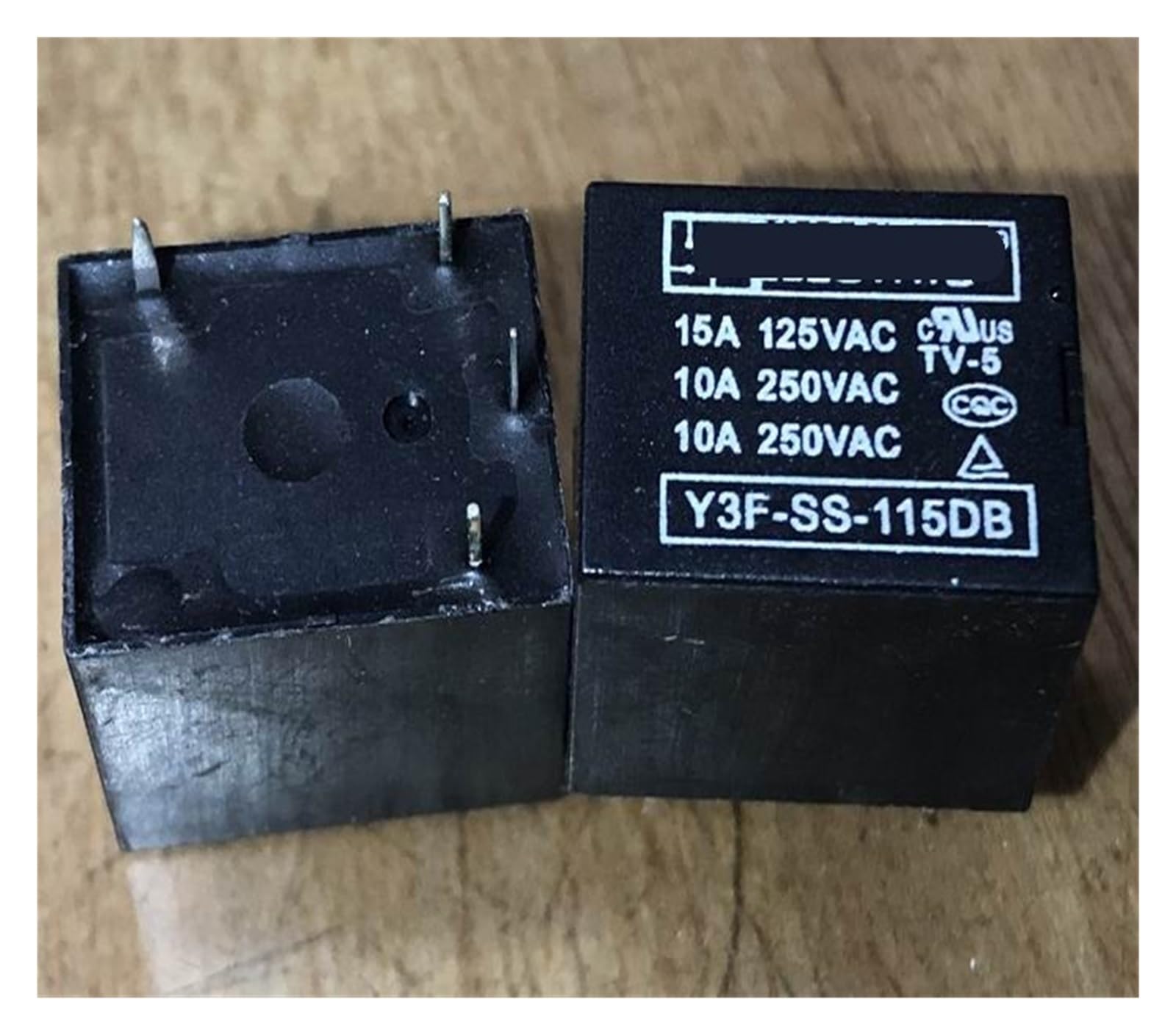 Relais Y3F-SS-115DB NISZA normalement fermé T73-1B-15V-15A 4 broches pour circuit