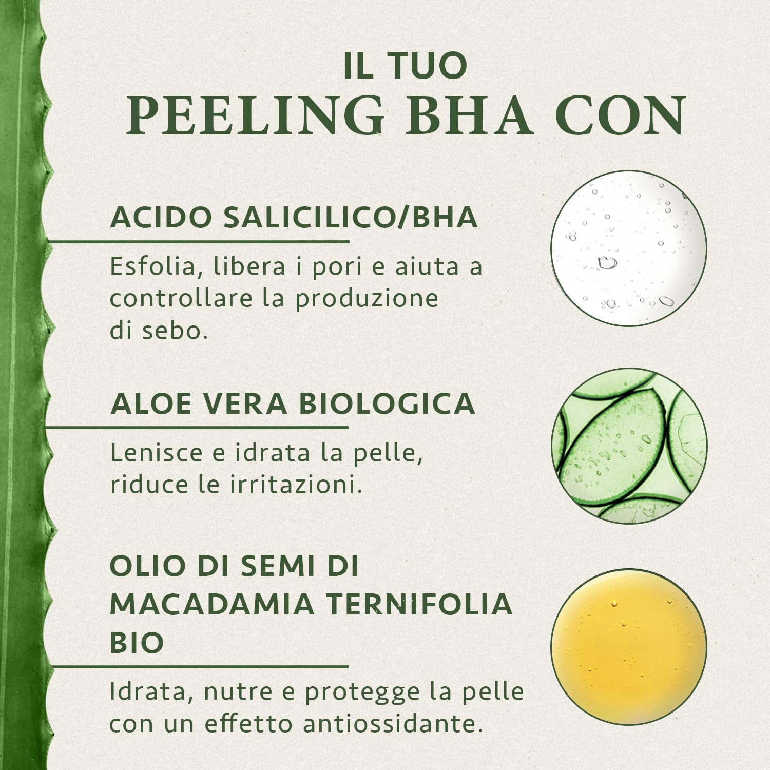 Satin Naturel Salicylic Acid 100ml – Esfoliante Viso con Aloe Vera, Oli Naturali e Tocopherol – Detergente Delicato, Idratante, Rivitalizzante e Nutriente per Pelle Sensibile e Normale