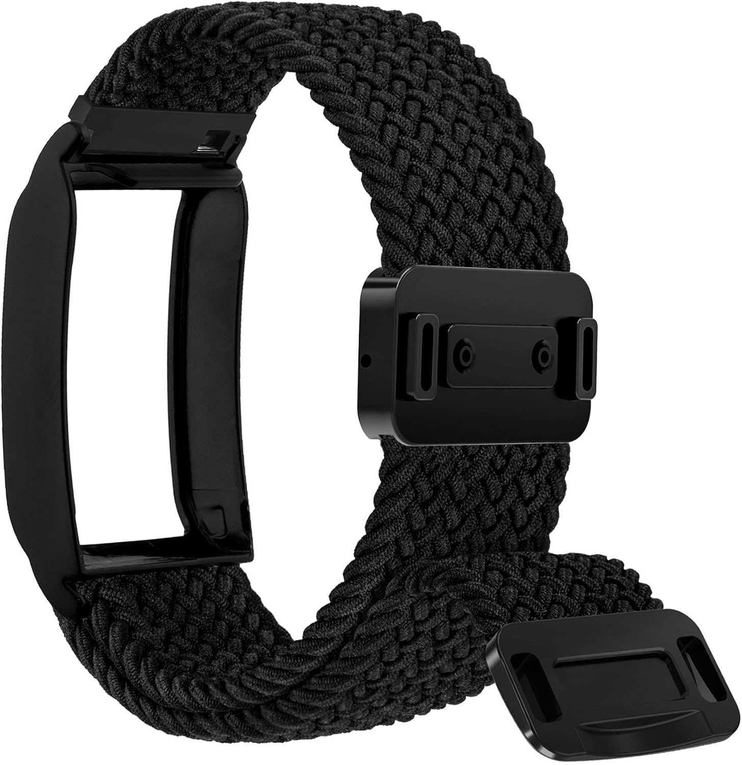 Abanen Premium Stretchy Nylon Breathable Replacement Band with Alloy Bumper for WHOOP 4.0, Elastic Wristband Adjustable with Magnetic Clasp for WHOOP 4 Activity Tracker