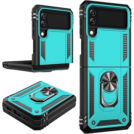 Amazon Com Ikazz Galaxy Z Flip 3 Case Samsung Z Flip 3 Cover Military Grade Shockproof Heavy Duty Protective Phone Case Pass 16ft Drop Test With Magnetic Kickstand Holder For Samsung Galaxy Z Flip
