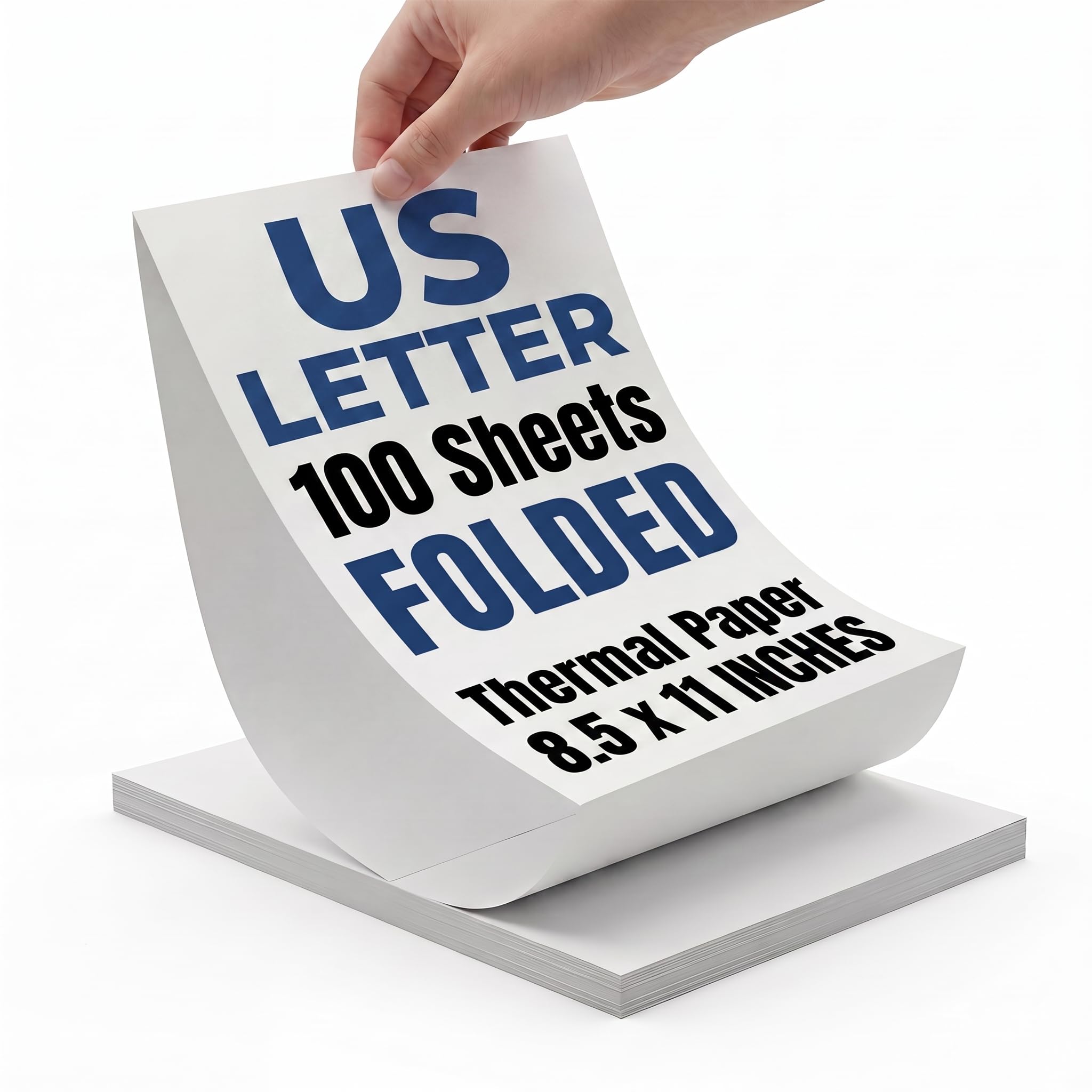 100 Sheets Thermal Printer Paper 8.27 x 11.69 Inch, Inkless Printer Paper