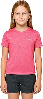 A2Z 4 Kids Girls Active Sports Short Sleeves T Shirts Athletic Soft Feel Breathable Lightweight Comfortable Summer Tank To...