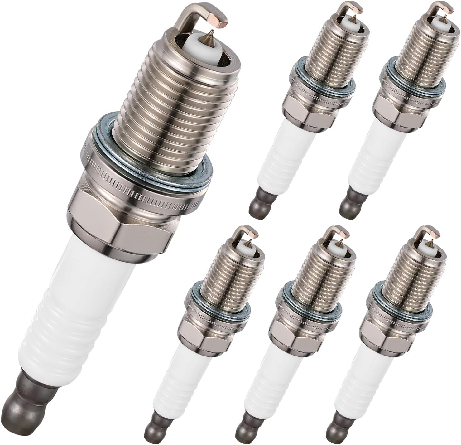 4056489068 Iridium Spark Plugs 6 Pack - Compatible with Toyota 4Runner 1996-2002, 3.4L V6 Engine - Replaces 4056489068 Spark Plug