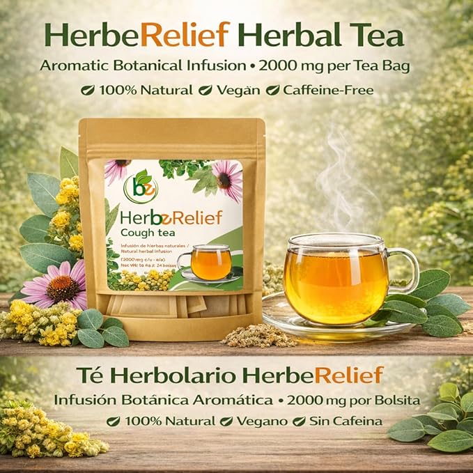 Té de Hierbas Aromático 24 Saquitos 100% Natural Sin Cafeína miniatura 2