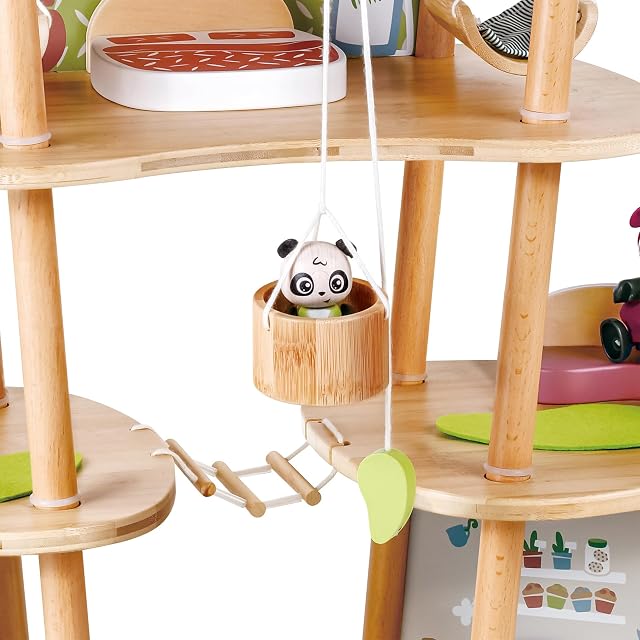 Foto 4 de 7 de Hape Casa de Bambú de los Osos Pandas