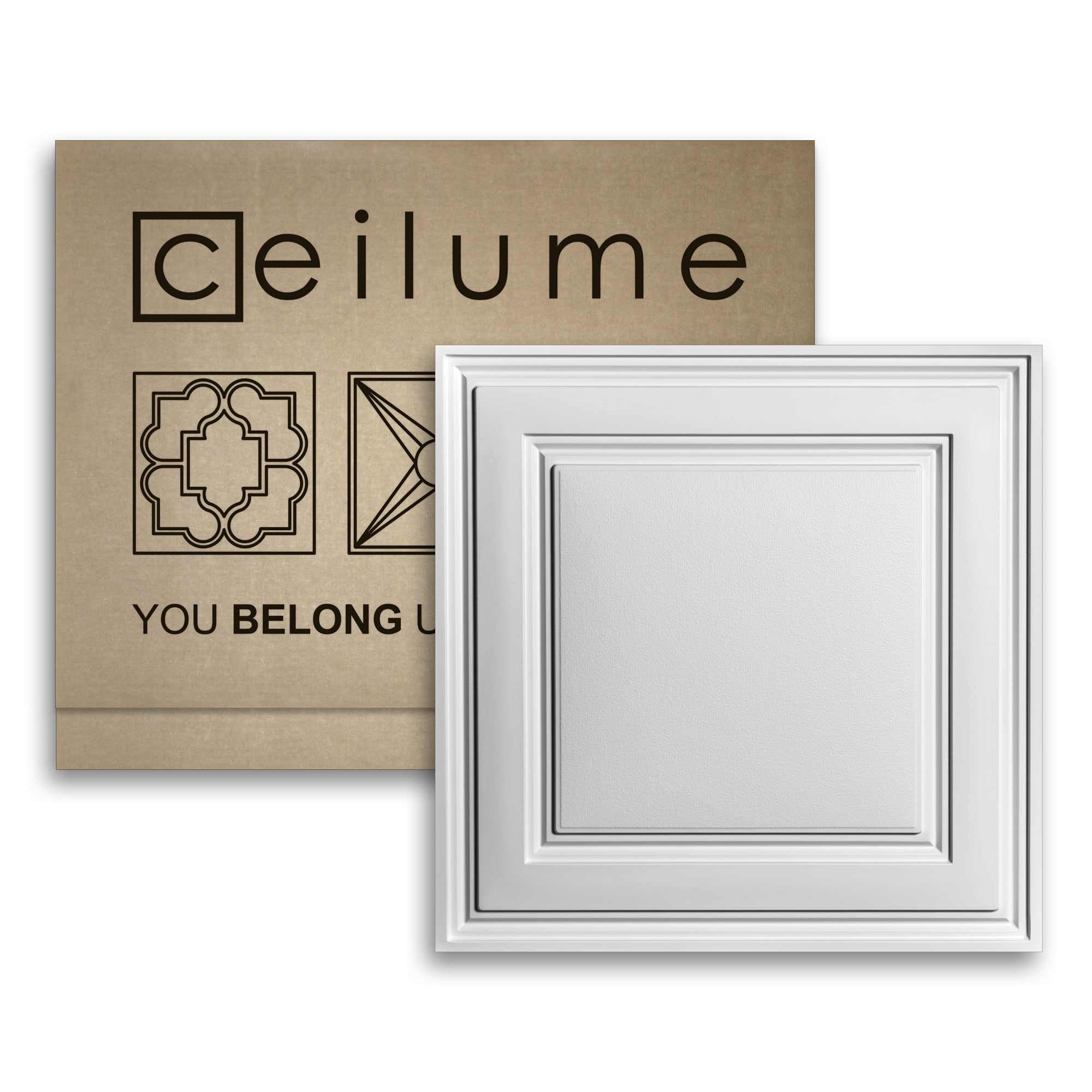 Buy Ceilume Ceiling Tile; 2x2 Ceiling Tiles Stratford UltraThin