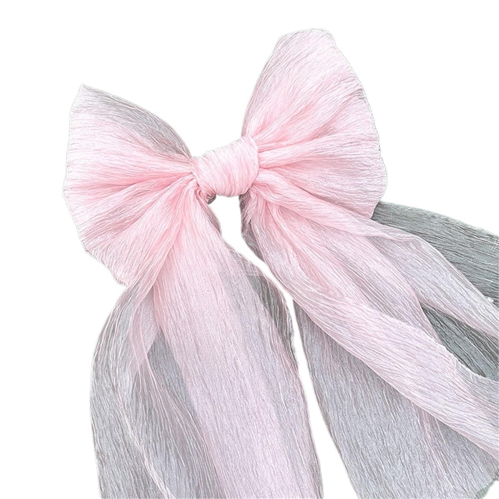 Große Satinschleife Rosa Netz-Schleife for Aufhängen, Ornament for Party, Hochzeit, Dekoration(Pink 47x180cm)