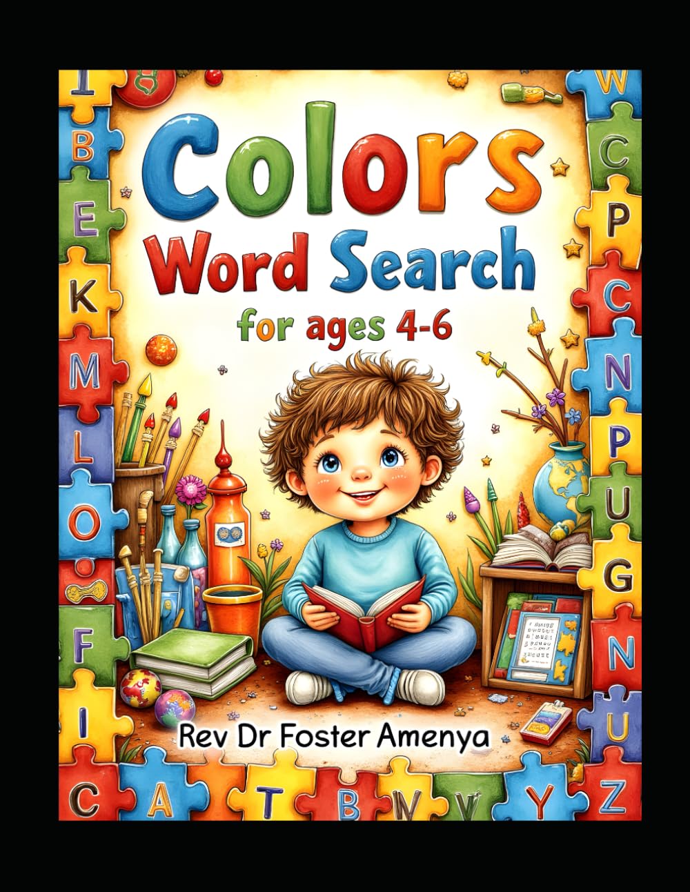 Colors Word Search Puzzle for ages 4-6 by Rev Dr Foster Amenya