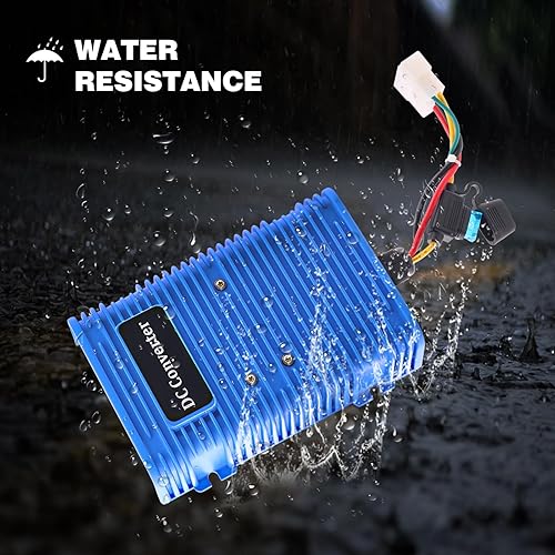 Miniatura 5 de Roykaw Regulador reductor de voltaje para carrito de golf, convertidor de 36 o 48 V a 12 V CC, 30 A/350 vatios, universal compatible con EZGO, Club