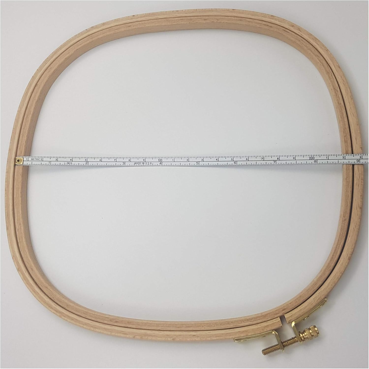 Hobby Trendy Square Embroidery Hoops, Cross Stich Hoop, Hoops for Craft Projects, Punch Needle Hoop (S-22.5cm)