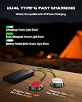 WOCBUY Lampes à vélo, ultra-minces & Léger allume-bicyclettes rechargeables, [5+6 modes] USB-C Lumières de vélo avant et arrière, IP65 Lampes à vélo imperméables pour la nuit Riding Road Mountain Cycling