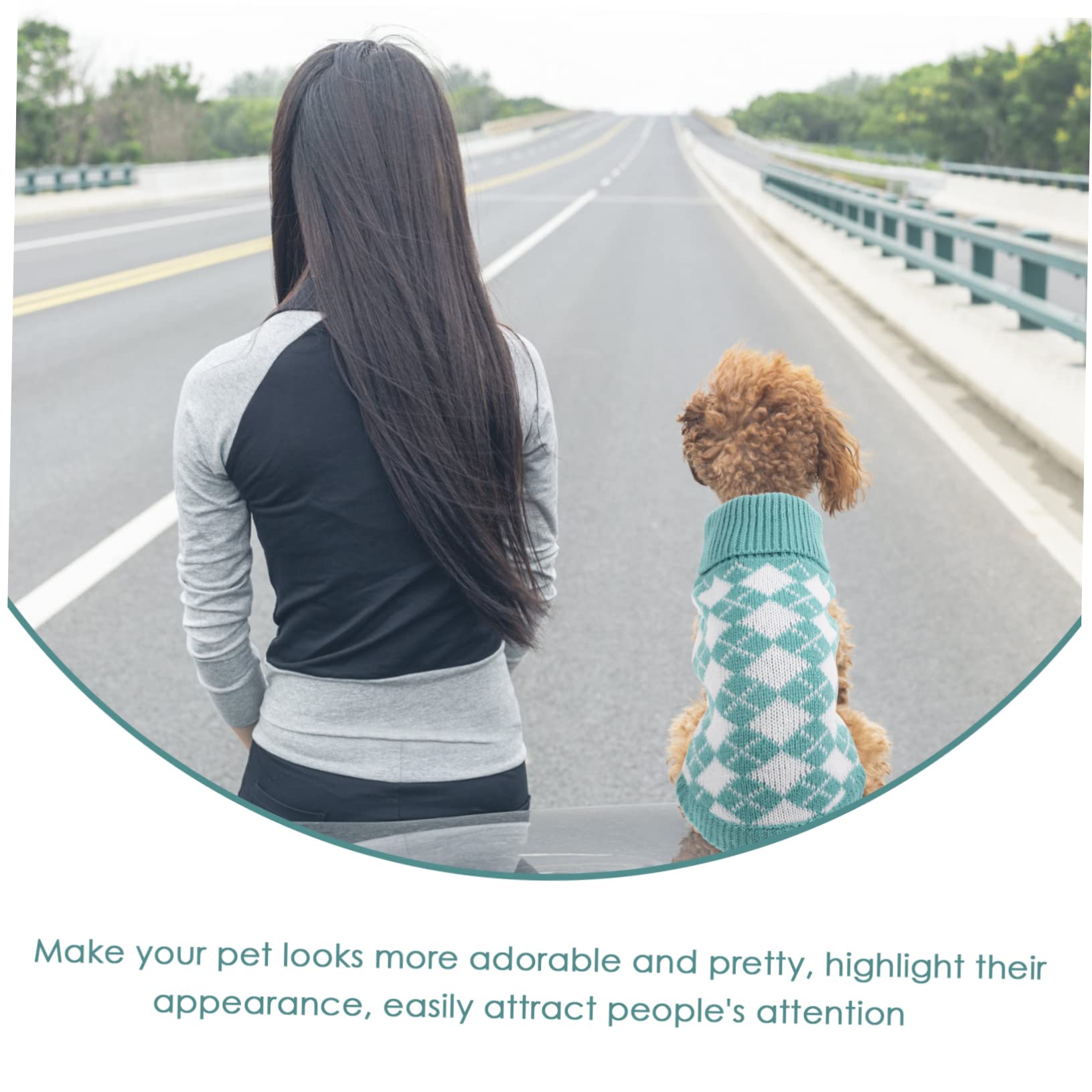 INOOMP 4pièces Pull pour Chien Vêtement Chaud Et Confortable pour Animaux De Compagnie Costume Hiver avec Motif Carreaux pour Chiens De Moyenne Et