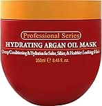Arvazallia Hydrating Argan Oil Hair Mask and Deep Conditioner for Dry or Damaged Hair (8.45 oz Jar)