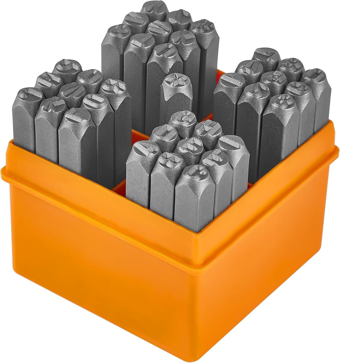 aaamt☆ ALWORKKIT 37-Piece Number and Letter Stamp Set 1/4 (6mm