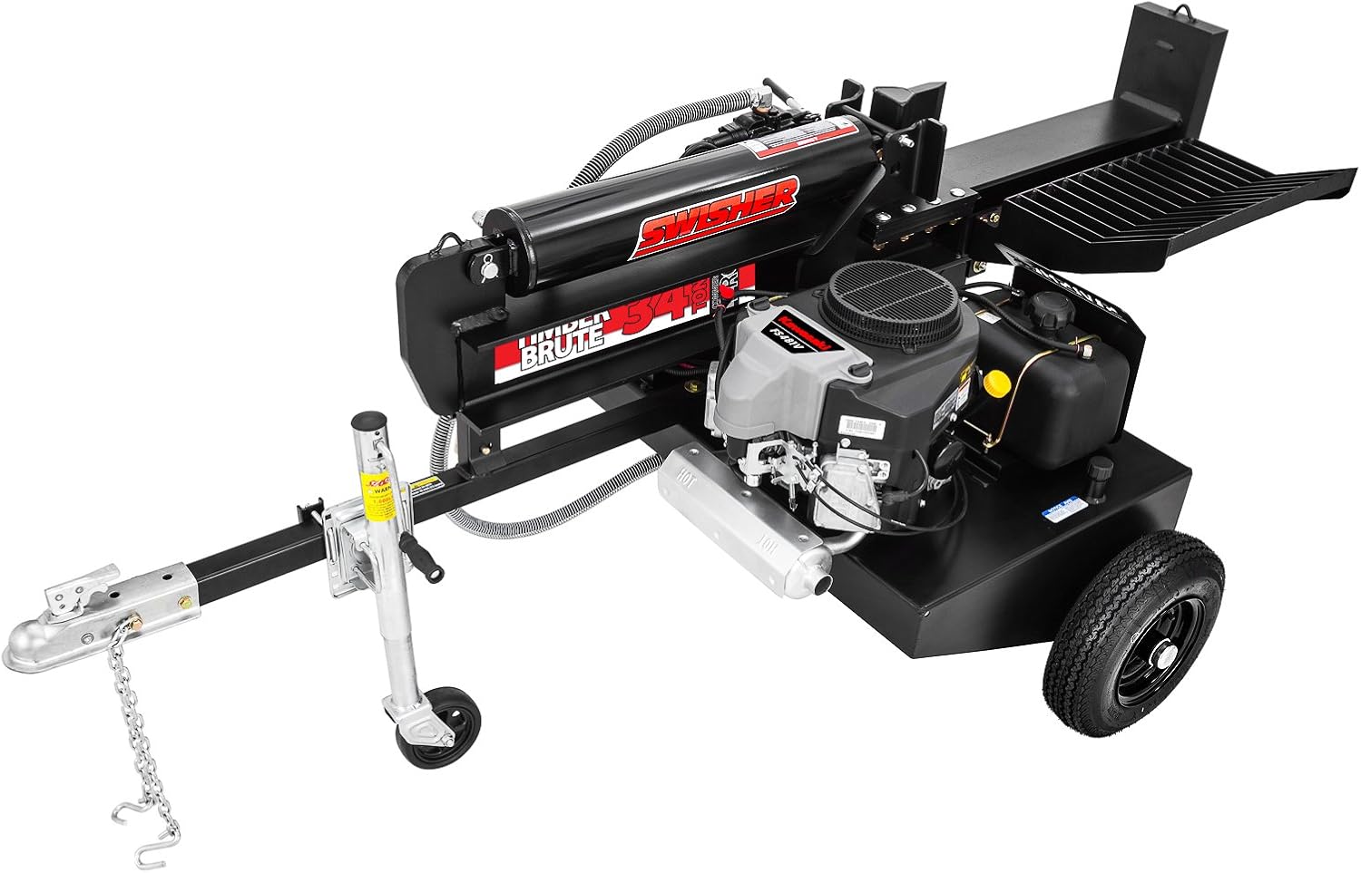 Swisher LSED14534 Timber Brute 14.5 HP 34 Ton Commercial Pro Log Splitter