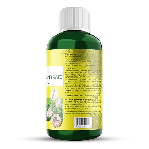 Vista 176 de Fertilizante orgánico prémium de anturio de algas marinas – Alimento líquido para plantas de algas marinas – Potenciador de suelo rico en nutrientes