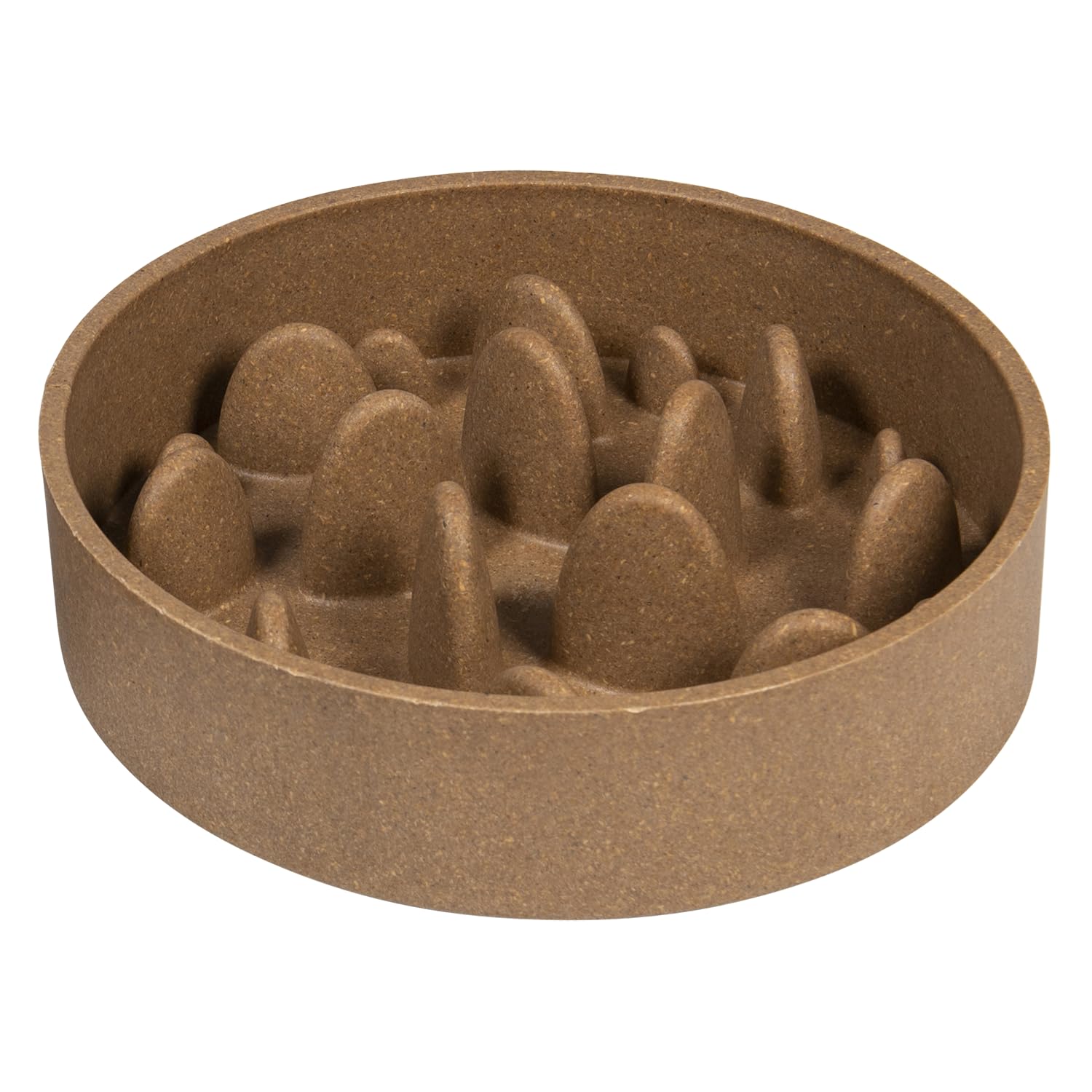 Jack and Vanilla, Bon Appetit Eco Friendly Bamboo Bowl for Dogs and Cats, Modern Design, Easy to Clean, Diameter 21 cm, Beige
