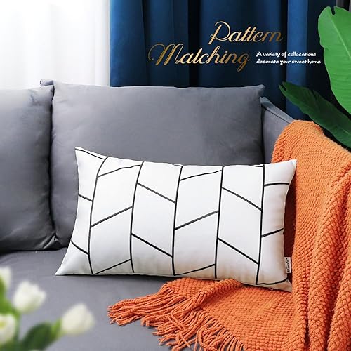 Miniatura 215 de BRAWARM Fundas de almohada de piel sintética de 18 x 18 pulgadas, fundas de almohada de cuero negro, paquete de 2, almohadas decorativas de cuero