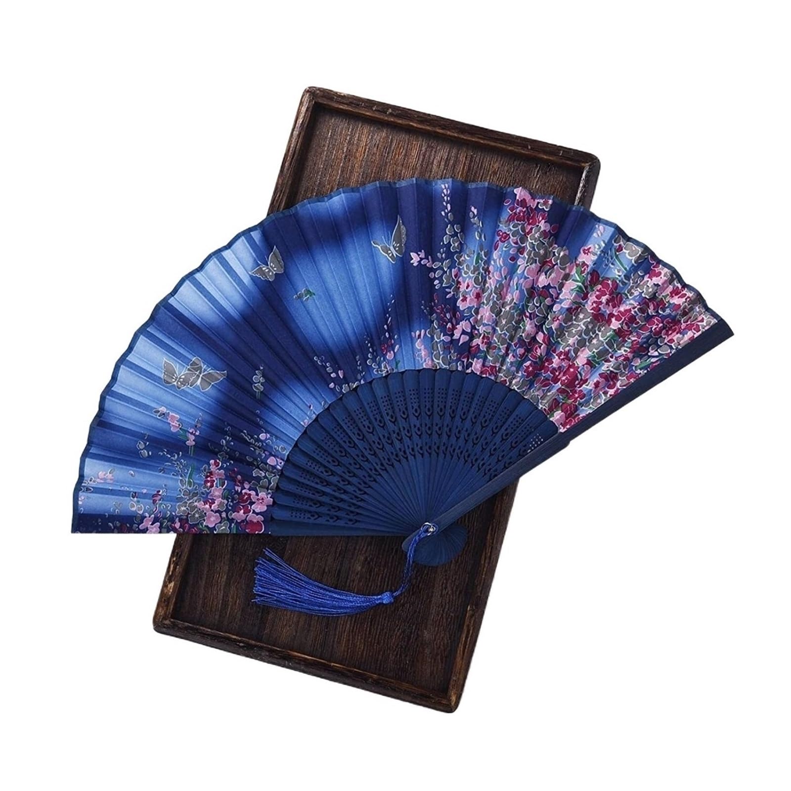 METTEOR Folding Fans Hand Fan Vintage Silk Retro Chinese Dance Decorative