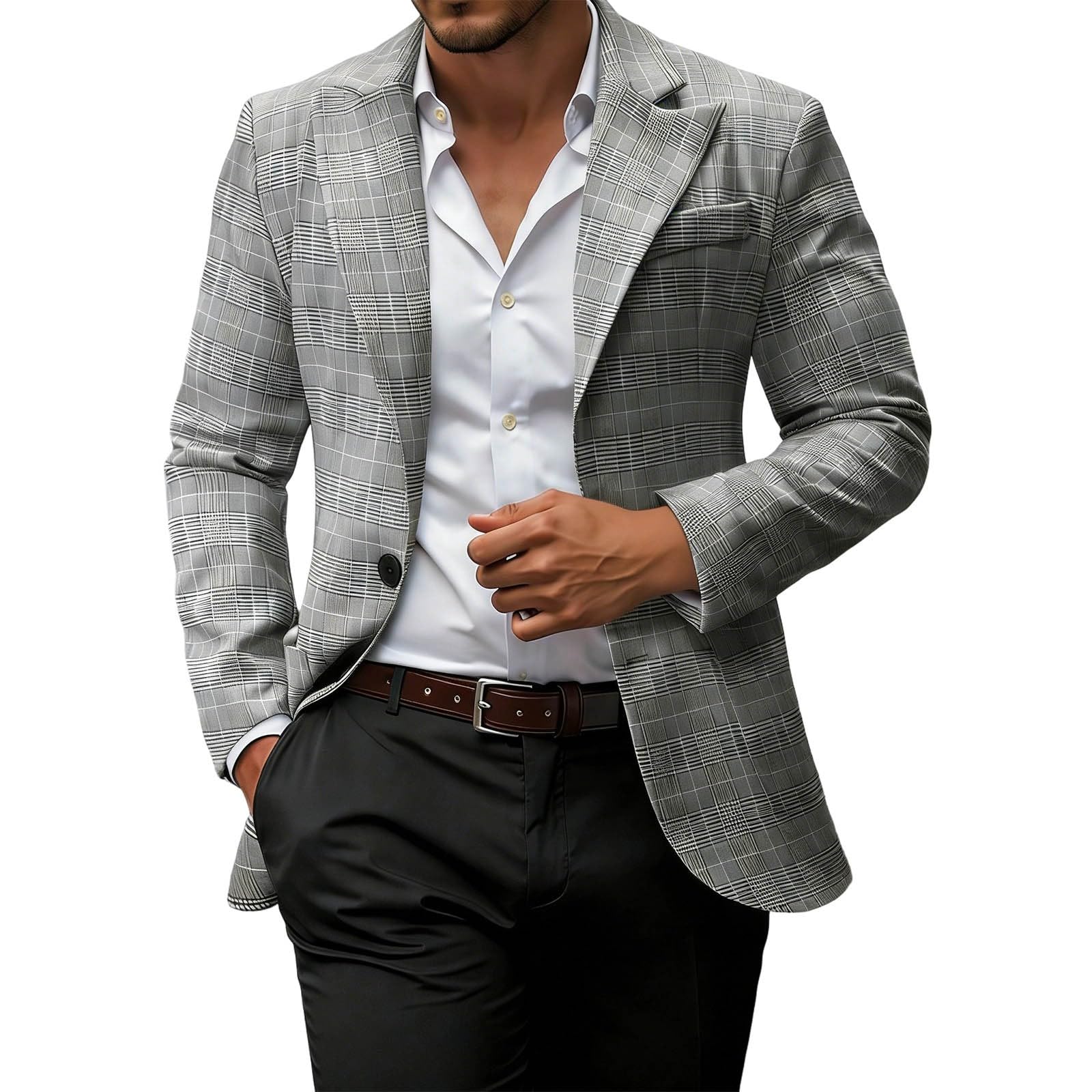 Giacca Uomo Matrimonio Bianca, Blazer Jacquard Elegante con Texture Raffinata e Taglio Sartoriale, Abito Formale da Sposo per Cerimonia, Festa e Ricevimento
