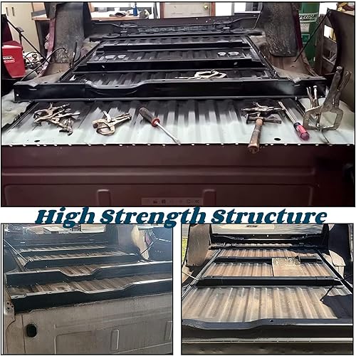 Miniatura 6 de Rieles de caja de camión compatibles con 1999-2018 F250 F350 Super Duty, 2008-2016 F450 Super Duty Truck Crossmember Long Bed Support Truck Bed